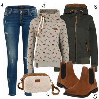 Outfit s Naketano "Deerlove"