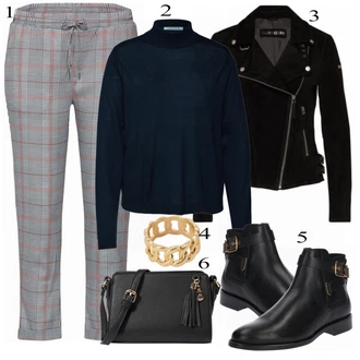 Motorka Zima Outfit s Černá Bunda Motorkářské Bund/Vlněná Bund/Bunda s Bočním Zipem/Motorkářská Bunda Freaky Nation "Edited"Look: Jízda na koni, Motorka