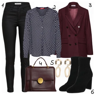 Outfit s Černá Bota Na Podpatku About You "Edited"