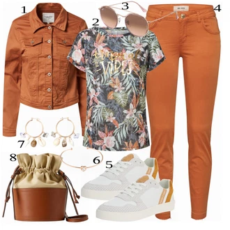 Outfit s Šedá Teniska SCOTCH & SODA "Unikátní Ležérní Outfit"