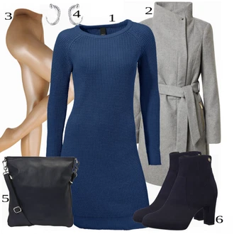 outfit mit Črna Škorenj Tamaris "Elegantna pomladna oblačila"