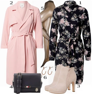 outfit mit Rjava Nogavica & Hlačna nogavica Hlačna nogavica Falke "Elegantna pomladna oblačila"