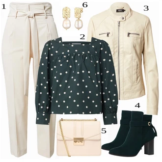 outfit mit Modra Škorenj Tamaris "Elegantna pomladna oblačila"