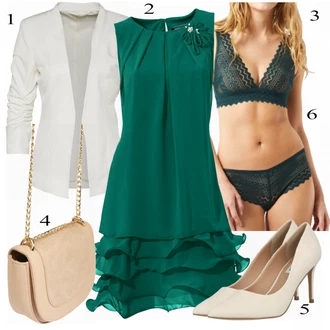 Outfit sa Pink/Bež/Plava Obuća Steve Madden "Tvoj otmjeni outfit"