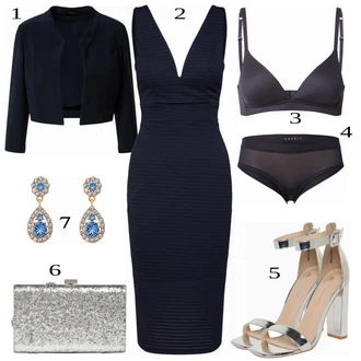Outfit s Šedá Bota Na Podpatku Public Desire "Elegantní Vzhled"