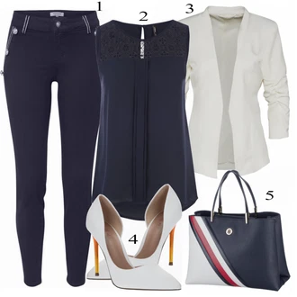 Outfit s morgan "Elegantní Vzhled"