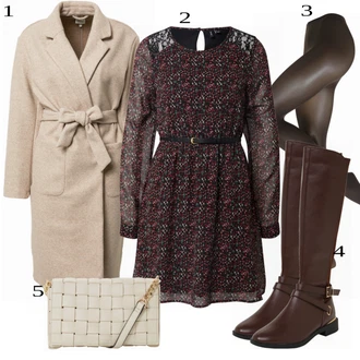 Outfit s Černá Šaty VERO MODA "Elegantní Vzhled"