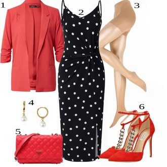 outfit mit Roza/Bež/Modra Nogavica & Hlačna nogavica Hlačna nogavica "Tvoj cool outfit"