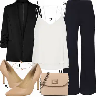 Outfit s Béžová Bota Guess "Elegantní vzhled"