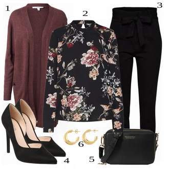 Outfit sa Plava Salonka & Visoki Pet Raid "Elegantan Outfit za jesen"