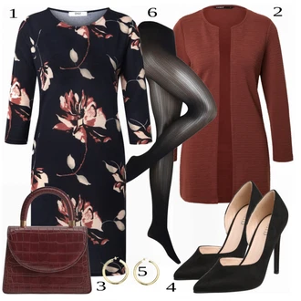 Outfit sa Plava Salonka & Visoki Pet Raid "Elegantan Outfit za jesen"
