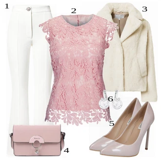 Outfit sa Siva Obuća Salonka & Visoki Pet Guess "Elegantan Outfit za jesen"