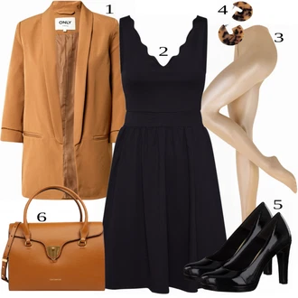 Outfity na podzim s Béžová Punčocháče "1"