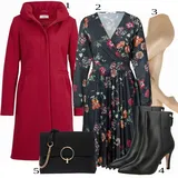 Černé Caprice Kozačky Outfity image