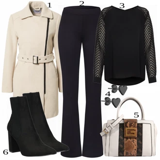 outfit mit Črna Škorenj Steve Madden "1"