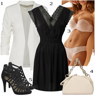 outfit mit Črna Obleka Vila "Tvoj cool outfit"