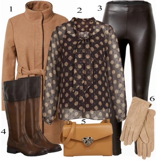 outfit mit Rokavica Pieces "Tvoj eleganten outfit"