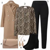 Kombinovat Kostkované Kalhoty na Zimu image