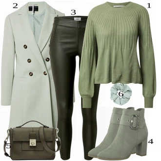 Zimske Outfiti mit Črna Hlače OBJECT (Petite) "Elegantna zimska oblačila"