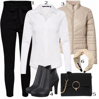 Vintage outfity "Elegantní Zimní Outfit"