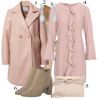 Outfit s Béžová/Zelená Kozačka MARCO TOZZI "Elegantní zimní outfit"