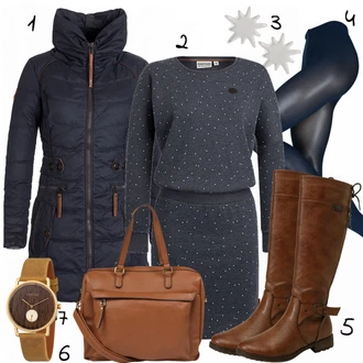 Ležérní outfity s Červená Zimní bota/Kozačka po Kolena/Chelsea Boty/Kožená Kozačka nad Koleno/Klasická kozačka Mustang "Elika"