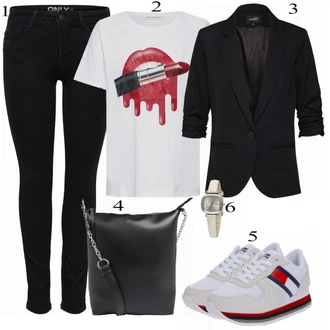 3/4 Rukáv Outfit s Černá Smokingové sako/Krátké Sako/Elegantní Sako/Blejzrové Bund/Kožená bunda pro muže/Oversize Sako/Kožená Pánská Bund/Dlouhý Sako/Boyfriend Sako Mbym "Módní"