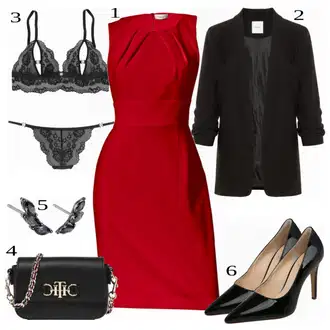 Outfit sa Crna Obuća Högl "Svečani Outfit"