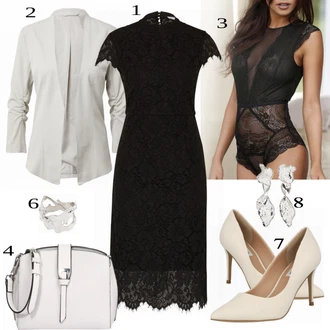 Outfit sa Pink/Bež/Plava Obuća Steve Madden "Svečani Outfit"
