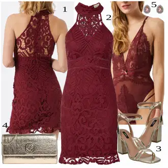 Outfit sa Crvena Haljina love triangle "Tvoj otmjeni outfit"