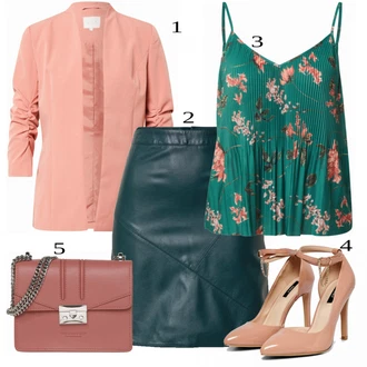 Outfity pro zábavu Hippie s Zelená/Tyrkysový/Hnědá/Tmavě zelená Halenek top/Top Se Špagetovými Ramínky/Halenka Bez Rukávů/Top Na Party About You "Praktický vzhled"Look: Boho, Hippie, Irský, Mom, Romantický, Extravagantní