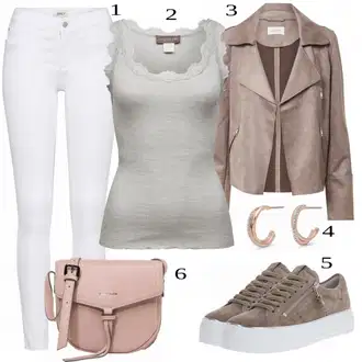 Ležérní outfity s Bílá/Hnědá/Černá Džín s Širokou Nohavicí/Dámské Džíny s Délkou 7/8/Zvonové Džíny/Zkrácené Džíny/Formální Košile/Džíny Culottes/Plisované Džíny Only "Ležérní outfit"