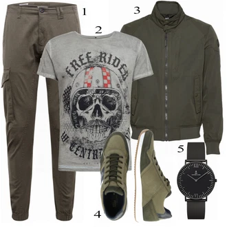 outfit mit Modra Čevlj Superga Bullboxer "Priložnostna oblačila"