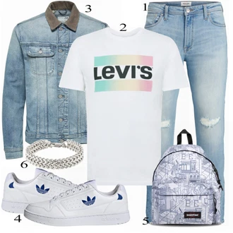 outfit mit Siva Dodatek Replay "Priložnostna oblačila"
