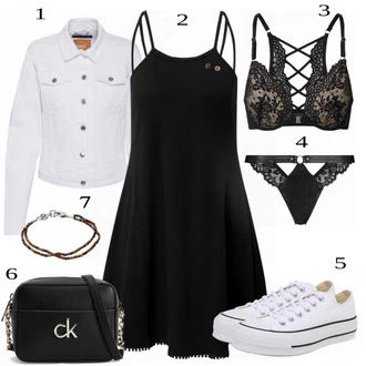 Outfit sa Bijela Traper Jakna Only "Tvoj otmjeni outfit"