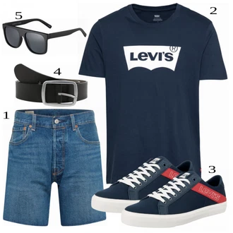 outfit mit Modra/Turkizna Majica "Priložnostna oblačila"