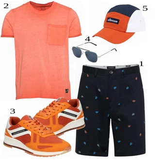 outfit mit Oranžna Klobuček Ellesse "Priložnostna oblačila"