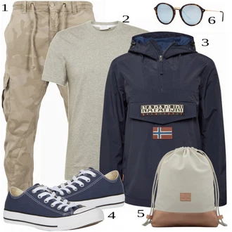 Poletne Outfiti mit Siva Superga Converse "Priložnostna oblačila"