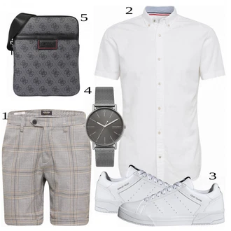 outfit mit Siva Majica Jack & Jones "Priložnostna oblačila"