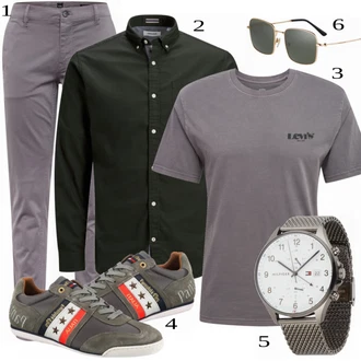 outfit mit Črna Poslovna Srajca "Priložnostna oblačila"