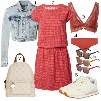 Outfit sa Pink Haljina Alife and Kickin "Tvoj otmjeni outfit"