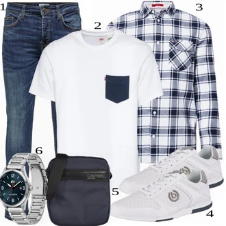 outfit mit Siva Superga Bugatti "Priložnostna oblačila"