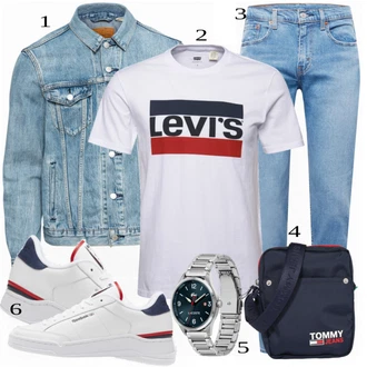 outfit mit Siva Superga Reebok Classic "Priložnostna oblačila"