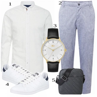 outfit mit Bela Čevlj Superga Adidas Originals "Priložnostna oblačila"