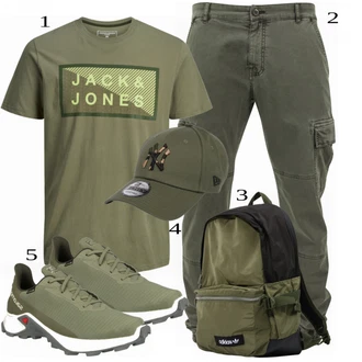 outfit mit Zelena Superga Salomon "Priložnostna oblačila"