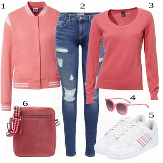 outfit mit Bela Superga Adidas Originals "Oblačila za pomlad"