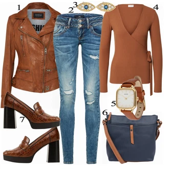 Outfit s Bota Na Podpatku Mango "Jarní Outfit"
