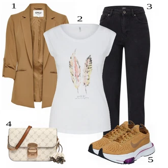 outfit mit Rjava Superga Nike Sportswear "Oblačila za pomlad"