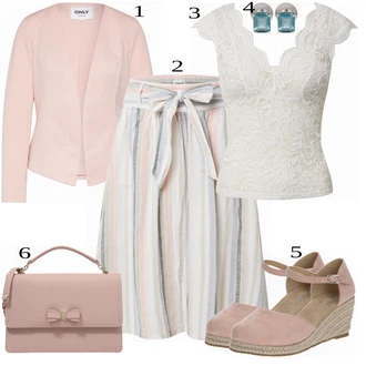 outfit mit Bež Torba za čez ramo Ted Baker "Oblačila za pomlad za ženske"