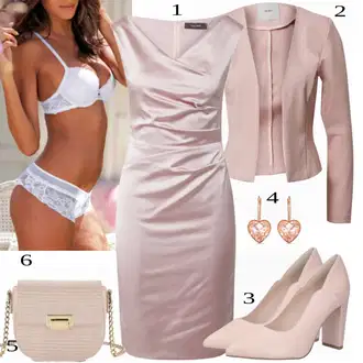 Outfit s Šedá Bota Caprice "Elegantní jarní outfity"
